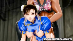 Horny 3D Babe Gets Vibrator