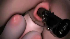 Huge Tits Babe Masturbates With Toy