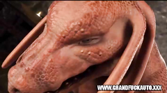 Machine Fuck For 3D Babe