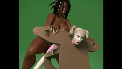 Busty futanari 3d interracial bondage