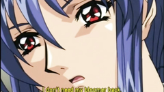 Chained hentai coeds peeing in the garden