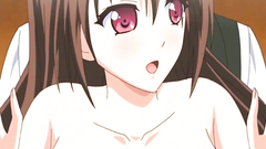 Busty hentai maid hard doggysyle poked by her master