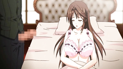 Busty hentai maid hard doggysyle poked by her master