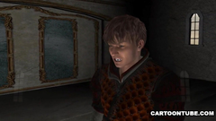 Hardcore bathroom fuck with beautiful naked 3d babe