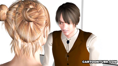 Young and sexy babe gets penetrated by long dick