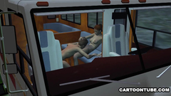 Naked 3d cutie gets pussy licke and fucked on the boat