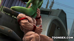 Horny 3d monsters have fun in hardcore cartoon