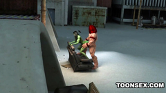 Horny 3d monsters have fun in hardcore cartoon