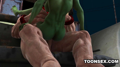 Horny 3d monsters have fun in hardcore cartoon