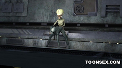 Creepy monsters fuck each others in crazy 3d toon