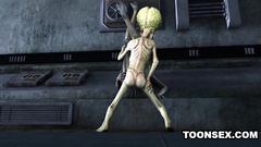 Creepy monsters fuck each others in crazy 3d toon