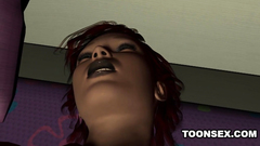 Naked babe likes to masturbate her cunt solo