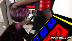 Hardcore 3d face fuck and pussy banging on the spaceship