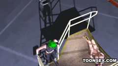 Angry lesbians fucking in hardcore 3d porn cartoon