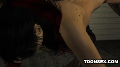 Who let the dogs out? Crazy 3d porn toon