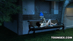 The Snow White and horny dwarf in 3d porn video