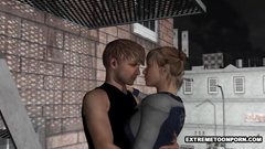 They don't care about zombies - 3d porn cartoon