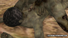 Watch hardcore 3d porn with ugly zombie sex