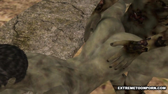 Watch hardcore 3d porn with ugly zombie sex