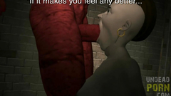 OMG, this cock is really huge - it can ruin her mouth