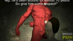 OMG, this cock is really huge - it can ruin her mouth