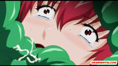 Bigboobs hentai gets tentacle worms hard drill all hole