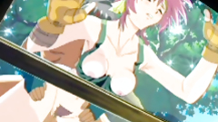 Redhead anime hard wetpussy drilled in the outdoor