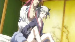 Japanese hentai cutie threesome hard sex