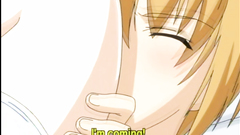 Two girls hentai threesome fucking