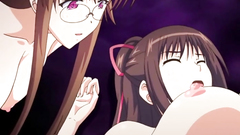 Busty Japanese hentai double penetration