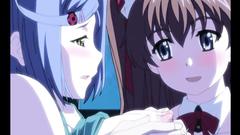 Cute anime group threesome fucked