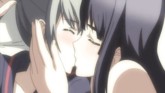 Busty anime threesome fucked in the outdoor