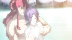 Busty anime threesome fucked in the outdoor