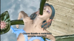 3D anime drilled all hole by snake monster