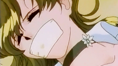 Bondage hentai gets whipped and pee