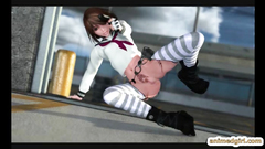 3D animation shemale schoolgirl hardcore fucked