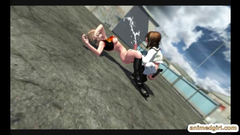 3D animation shemale schoolgirl hardcore fucked