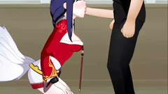 LoL Porn Hentai Ahri Deepthroating