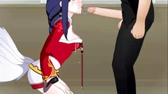 LoL Porn Hentai Ahri Deepthroating