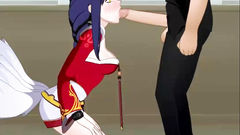 LoL Porn Hentai Ahri Deepthroating