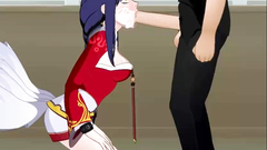 LoL Porn Hentai Ahri Deepthroating