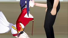 LoL Porn Hentai Ahri Deepthroating