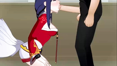 LoL Porn Hentai Ahri Deepthroating