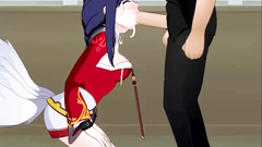 LoL Porn Hentai Ahri Deepthroating