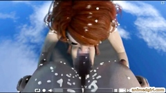 Milky shemales threesome Release 3D animation