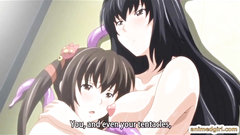 Coeds anime tentacles drilled ass and pussy
