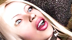 Anal Fisting For 3D Blonde Babe