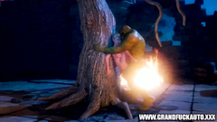 Elf Fucked By Orc In The Woods