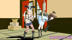 Tiny Hentai Loli Tied up and Spanked