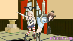 Tiny Hentai Loli Tied up and Spanked